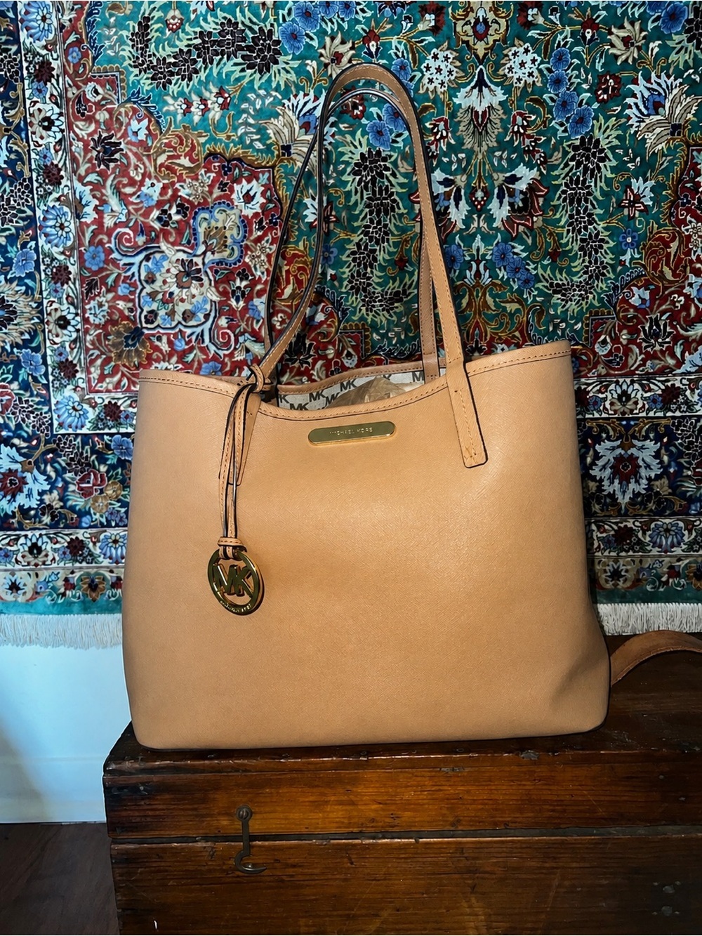 Michael Kors Jet Set Bag Lg Reversible MK Purse | Chic, Classy, Holds Everything